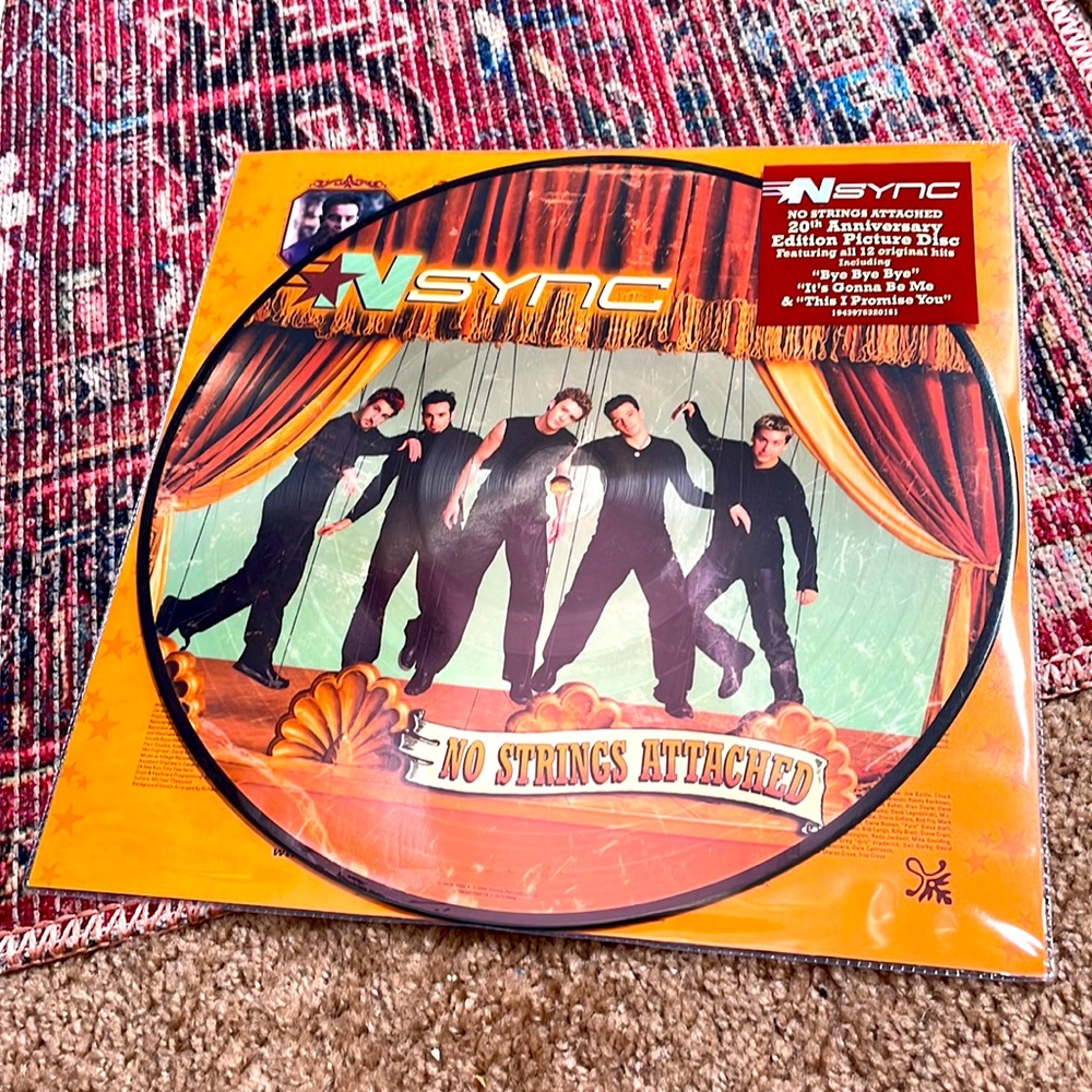 *NSYNC Vinyl Picture Disc LP No Strings Attached